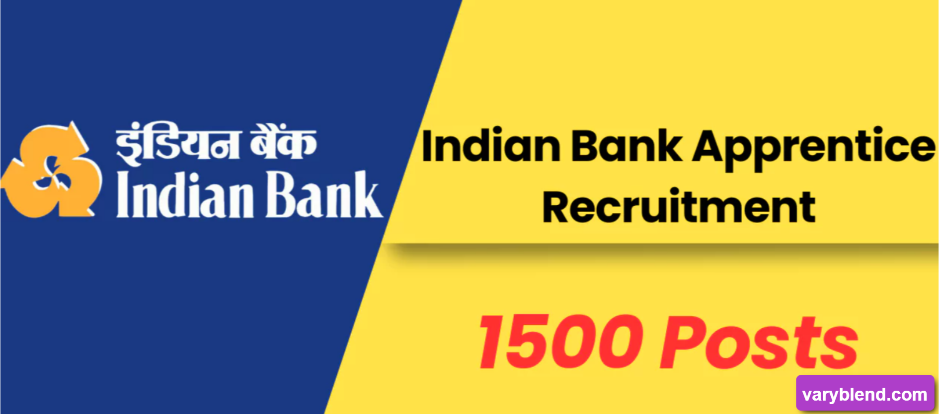 Indian Bank Apprentice Recruitment 2024